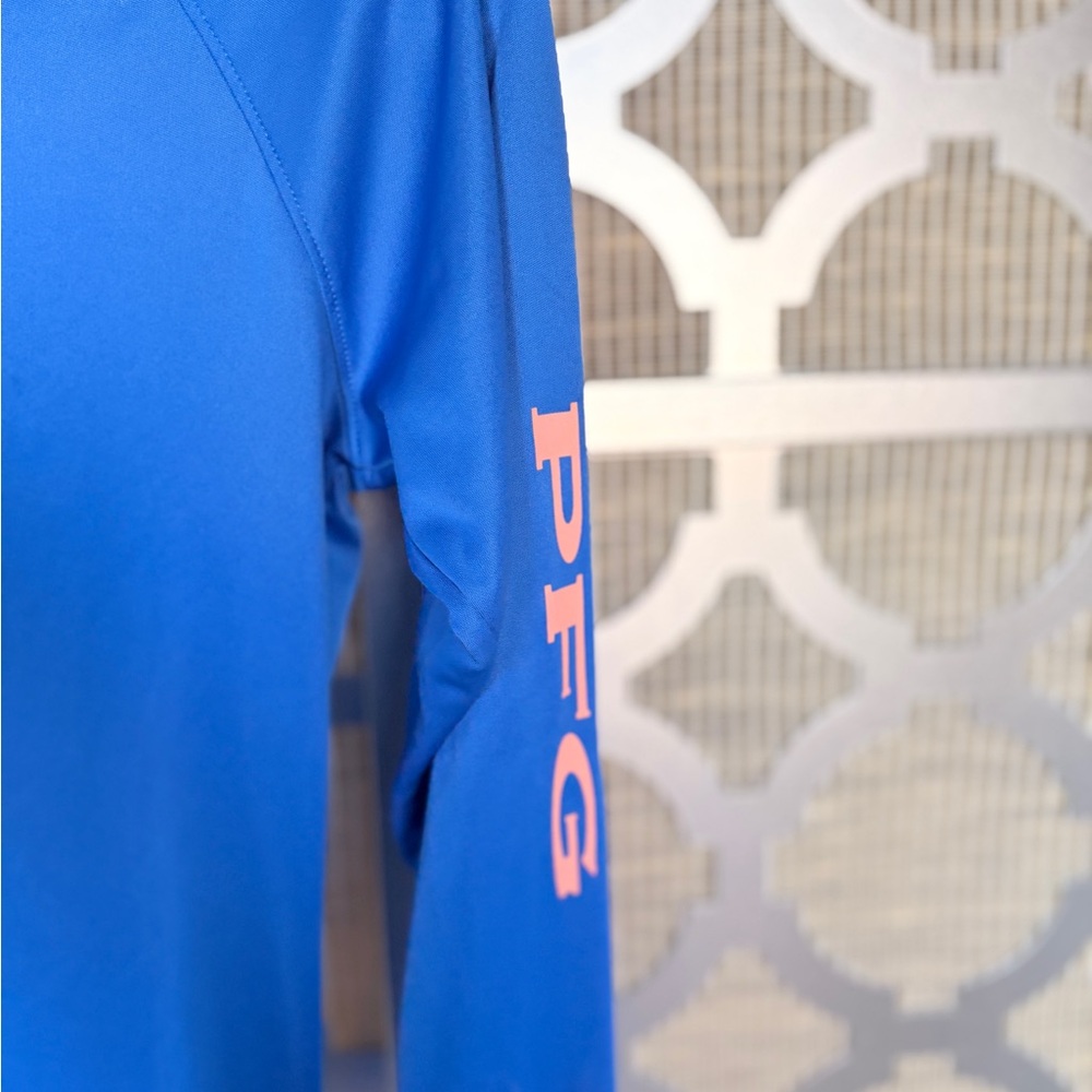 Columbia Vibrant Blue Long Sleeve Women's Tee - Picture 3 of 6